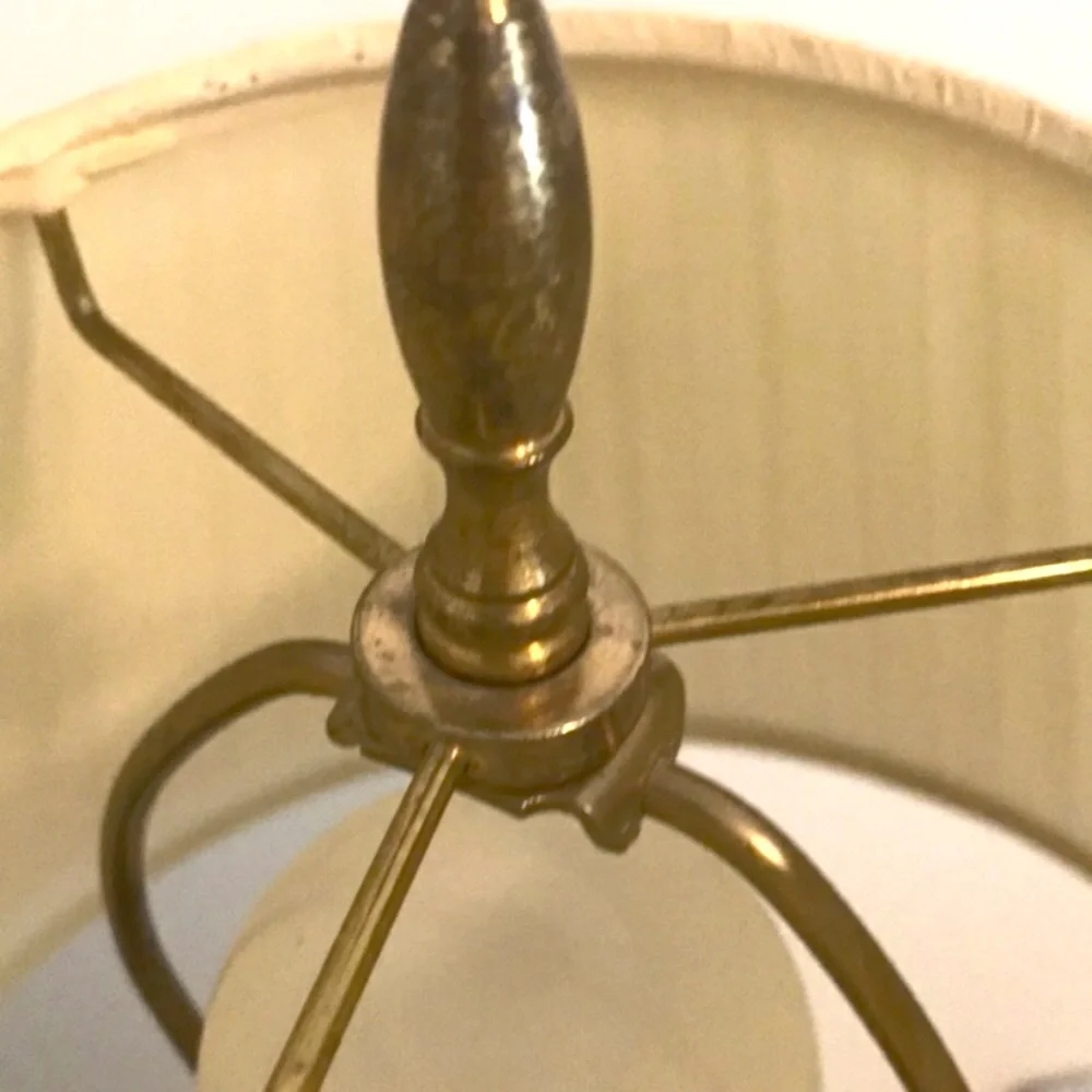 Cottage-core Farmhouse Vintage w/Bow Floral Lamp Final Sale